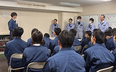 生徒代表の挨拶